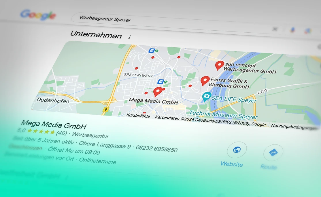 screenshot-organische-serps Suchergebnisse Screenshot zeigt Platzierungen